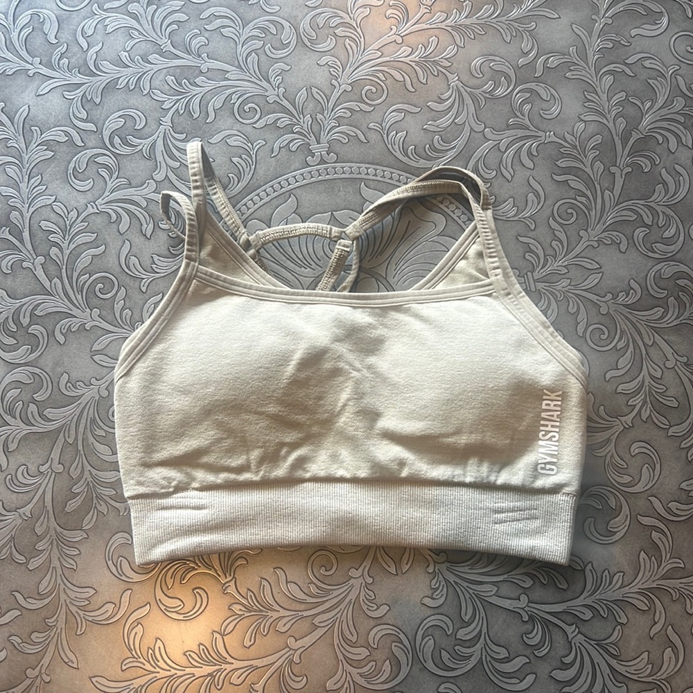 NWT * Gymshark Tan Adapt Marl Seamless Sports Bra Size Extra Sma…